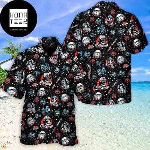 Disney Star Wars Darth Vader Storm Trooper Dark Side Black 2024 Trending Hawaiian Shirt