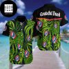 Grateful Dead Hibiscus Tropical Black 2024 Trendy Hawaiian Shirt