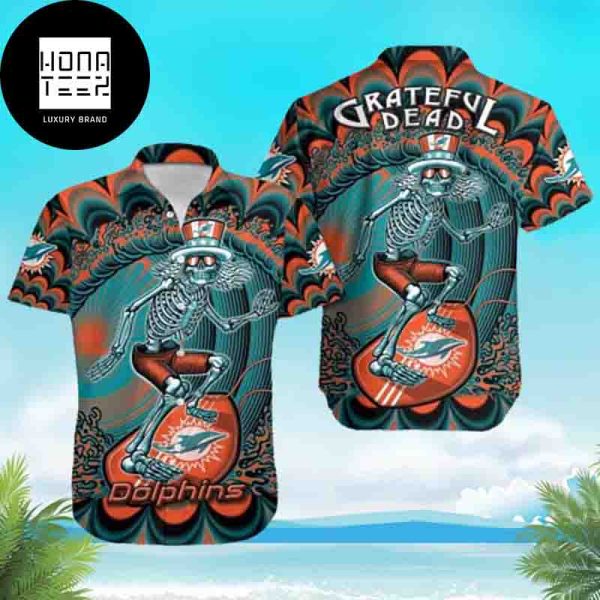 Grateful Dead NFL Miami Dolphins 2024 Trendy Hawaiian Shirt