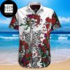 Grateful Dead Skull With Logo Glasses Floral 2024 Trendy Hawaiian Shirt