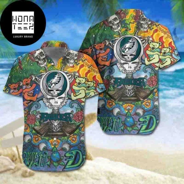 Grateful Dead X NFL Philadelphia Eagles 2024 Trendy Hawaiian Shirt
