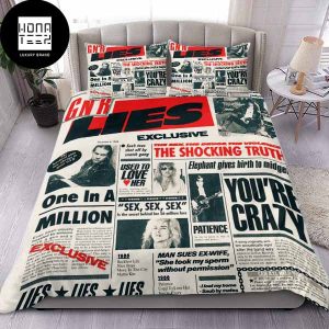 Guns N Roses Lies Cover King Bedding Set