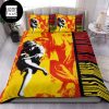 Guns N Roses The General Black Roses Cover Queen Bedding Set