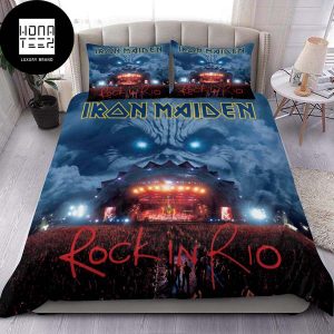 Iron Maiden Rock In Rio Luxury King Bedding Set