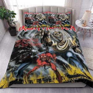 Iron Maiden The Number Of The Beast Queen Bedding Set