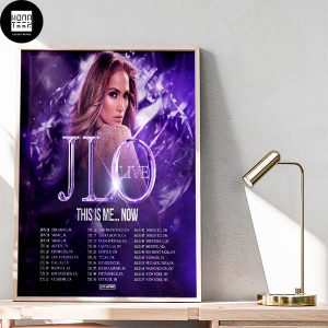 Jennifer Lopez JLO LIVE Summer Tour 2024 This Is Me Now Fan Gifts Home Decor Poster Canvas