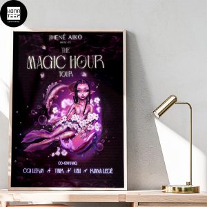 Jhené Aiko The Magic Hour Tour 2024 Mermaid Style Fan Gifts Home Decor Poster Canvas