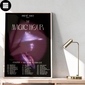 Jhené Aiko The Magic Hour Tour Date 2024 Fan Gifts Home Decor Poster Canvas