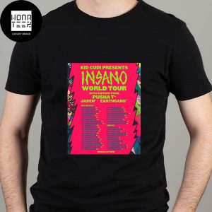 Kid Cudi Insano World Tour North America 2024 And Europe 2025 Fan Gifts Classic T-Shirt
