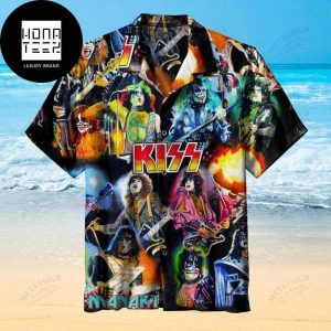 Kiss Band Multi Color Member 2024 Trending Hawaiian Shirt