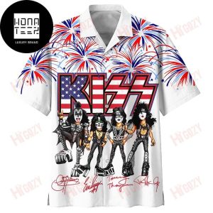 Kiss Band With Sign Member 2024 Trending Hawaiian Shirt