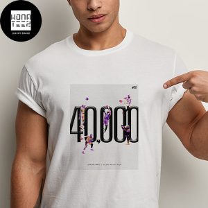 LeBron James Founding Member Of The 40000 Points Club Fan Gifts Classic T-Shirt