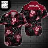 Metallica Logo And Tropical Flower 2024 Trendy Hawaiian Shirt