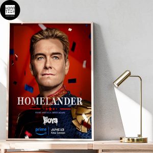 New Poster THE BOYS Season 4 Homelander Make America Super Again Fan Gifts Home Decor Poster Canvas