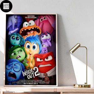 New poster For Inside Out 2 Make Room For Emotions Fan Gifts Home Decor Poster Canvas