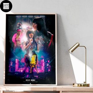 Nicki Minaj Pink Friday 2 World Tour Dark Version Fan Gifts Home Decor Poster Canvas