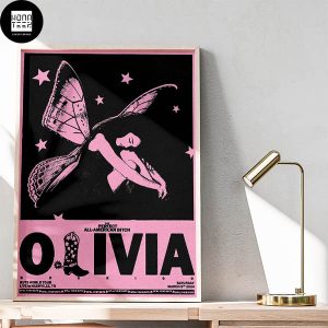 Olivia Rodrigo Guts World Tour In Nashville TN March 9th 2024 Fan Gifts Home Decor Poster Canvas
