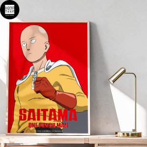 One Punch Man Season 3 First Poster Saitama Fan Gifts Home Decor Poster Canvas