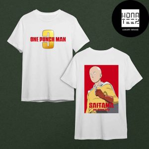 One Punch Man Season 3 First Poster Saitama Fan Gifts Two Sides Classic T-Shirt