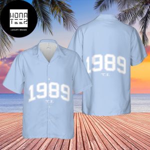 Taylor Swift 1989 Album Blue Cute 2024 Trending Hawaiian Shirt For Fans