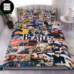 The Beatles Band All Member Photo Queen Bedding Set