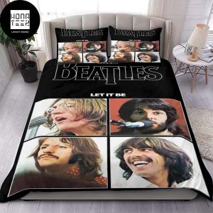 The Beatles Band Let It Be Classic Queen Bedding Set