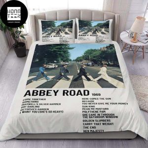 The Beatles Road Abbey All Song 1969 Queen Bedding Set
