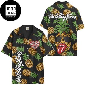 The Rolling Stones Lose Your Dream With Pineapple Pattern 2024 Trending Hawaiian Shirt