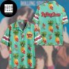 The Rolling Stones Tropical Logo And Flower 2024 Trending Hawaiian Shirt