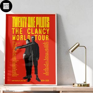 Twenty One Pilots The Clancy World Tour 2024 2025 Fan Gifts Home Decor Poster Canvas