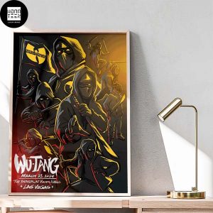 Wu-Tang Clan Show March 23 2024 Las Vegas NV Fan Gifts Home Decor Poster Canvas