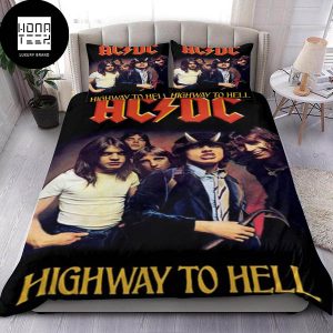 ACDC Highway To Hell Cover Classic Queen Bedding Set