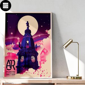 AJR Brothers The Maybe Man Tour In Philadelphia April 03 2024 Fan Gifts Home Decor Poster Canvas