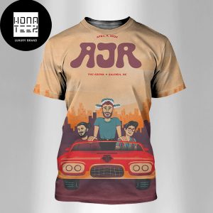 AJR The Maybe Man Tour April 09 2024 PNC Arena Raleigh NC Fan Gifts All Over Print Shirt