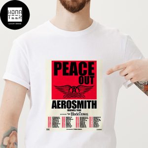 Aerosmith Farewell Tour 2024 Peach Out Tour Date New Fan Gifts Classic T-Shirt