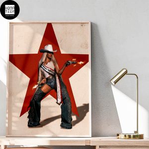 Beyonce Act II Cowboy Carter Pew Pew Fan Gifts Home Decor Poster Canvas