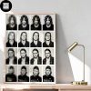 Bring Me The Horizon Portraits Of Matt Kean Black And White Tour Australia 2024 Fan Gifts Home Decor Poster Canvas