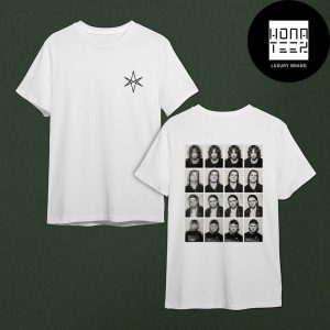 Bring Me The Horizon Portraits Of Members Black And White Tour Australia 2024 Fan Gifts Two Sides Classic T-Shirt