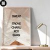 Charli XCX And Troye Sivan New Collaboration Titled SWEAT Fan Gifts Charli XCX Ver Home Decor Poster Canvas