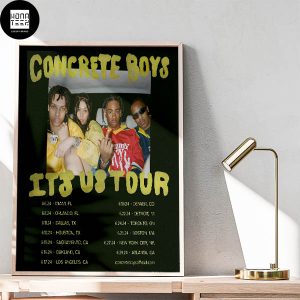 Concrete Boys Its Us Tour 2024 Fan Gifts Home Decor Poster Canvas