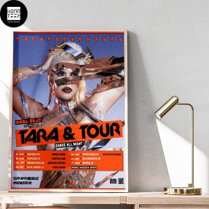 Duda Beat Tara And Tour 2024 Dance All Night Fan Gifts Home Decor Poster Canvas