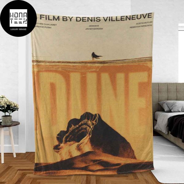 Dune Part Two Movie Dir Denis Villeneuve New Poster Fan Gifts Queen Bedding Set Fleece Blanket