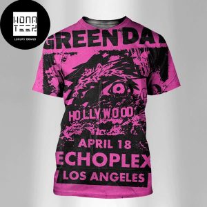 Green Day Show Los Angeles April 18 2024 Fan Gifts All Over Print Shirt