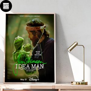 Jim Henson Idea Man Documantary Release On May 31 2024 Disney Plus Fan Gifts Home Decor Poster Canvas