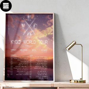 Kygo World Tour North America And Europe 2024 Fan Gifts Home Decor Poster Canvas