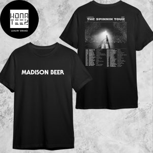 Madison Beer The Spinnin Tour 2024 Date North America Fan Gifts Two Sides Classic T-Shirt