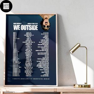 Marc Rebillet We Outside World Tour 2024 Tour Date Fan Gifts Home Decor Poster Canvas