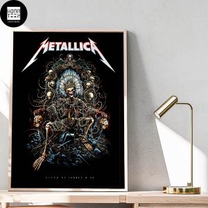 Metallica Crown Of Barbed Wire 72 Seasons Fan Gifts Home Decor Poster Canvas