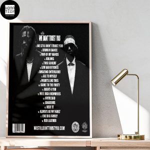 Metro Boomin X Future We Still Dont Trust You Tracklist Fan Gifts Home Decor Poster Canvas