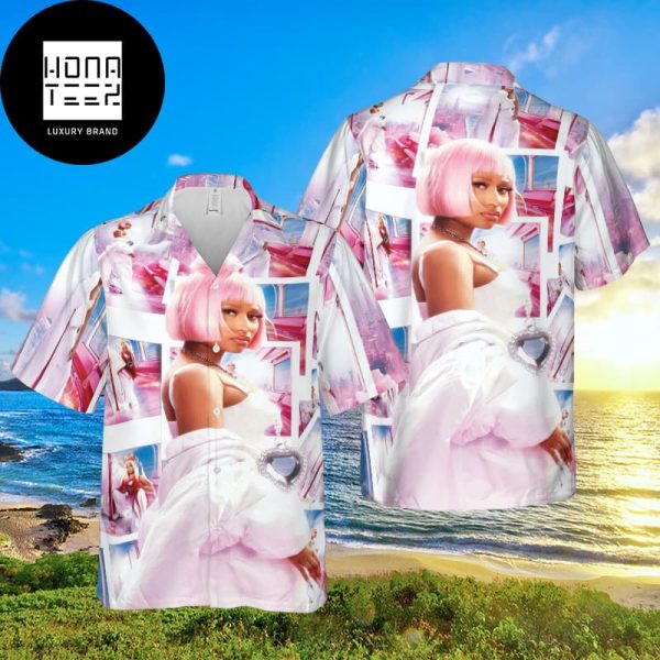 Nicki Minaj Pink Friday 2 Polaroid 2024 Trending Hawaiian Shirt